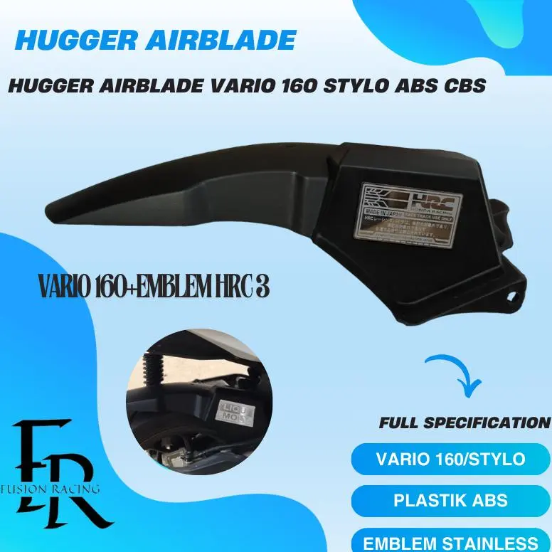 Terlaris HUGGER VARIO 160 ABS CBS STYLO + EMBLEM HUGGER SPAKBOR KOLONG AIR BLADE 7