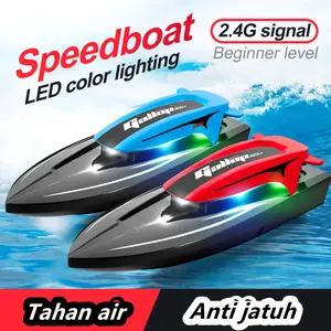 Mainan Edukasi Anak Speedboat RC Kapal LED