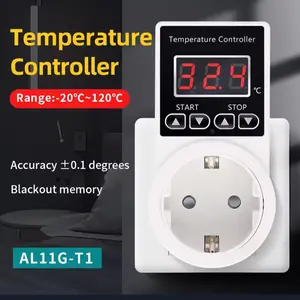 220V EU Universal Plug Digital Temperature Control + Sensor