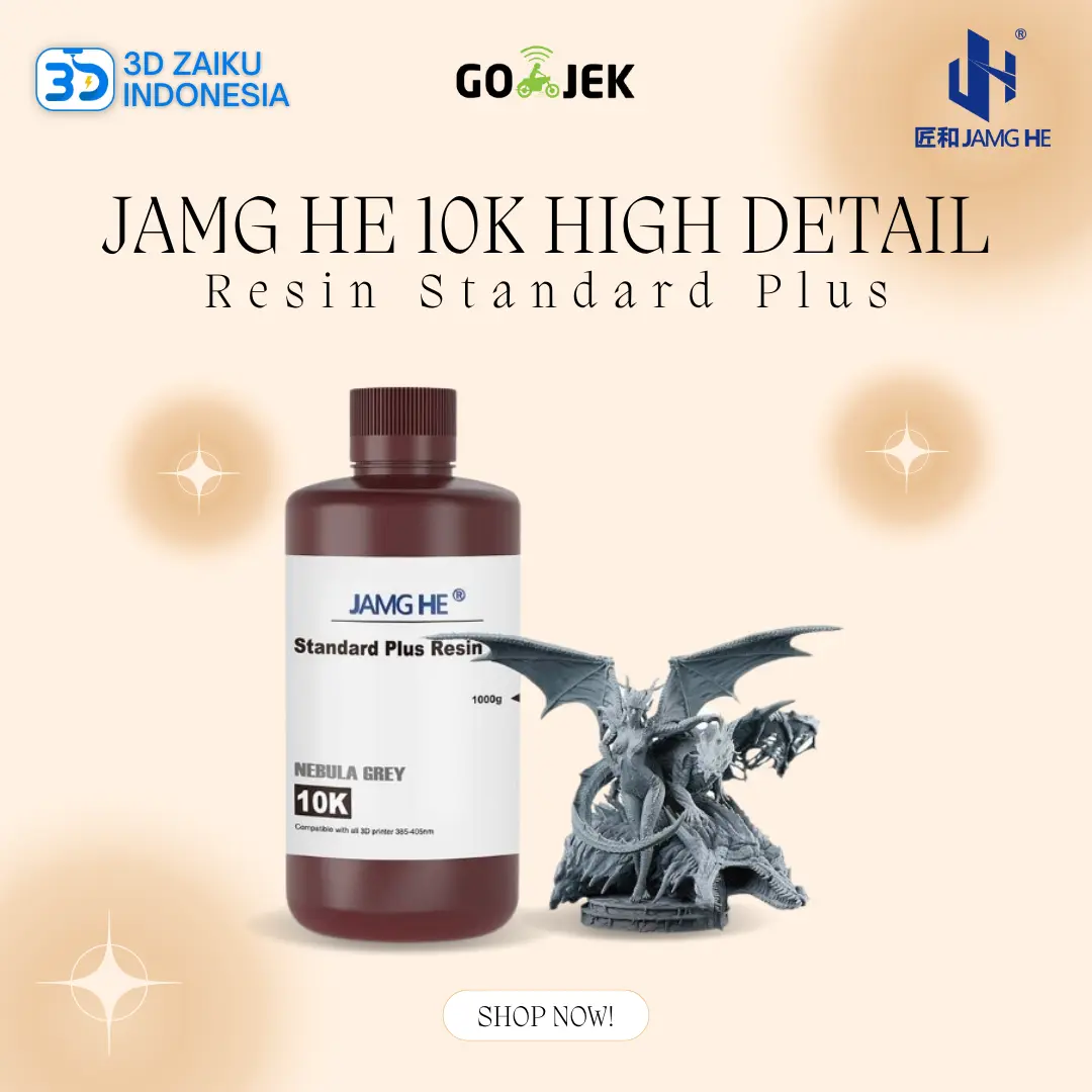 Jamg He 10K High Detail Resin Standard Plus 3D Printer DLP LCD MSLA