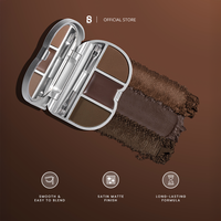 Gambar Buttonscarves Beauty - Define and Shape Brow Kit - Espresso dari Buttonscarves Beauty Store Kota Administrasi Jakarta Timur 3 Tokopedia