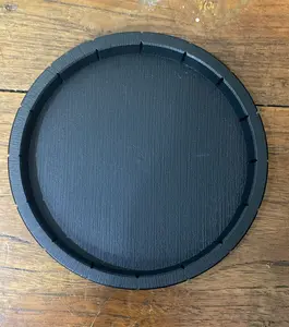 Feeding - Water Dish Reptile Tortoise Sulcata Aldabra Pardalis Round Bulat 17x1.5cm Nomoy NW-21