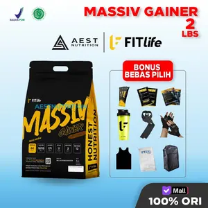 Fitlife Massiv Gain 2 lbs 900 gram Susu Tinggi Protein dan Kalori