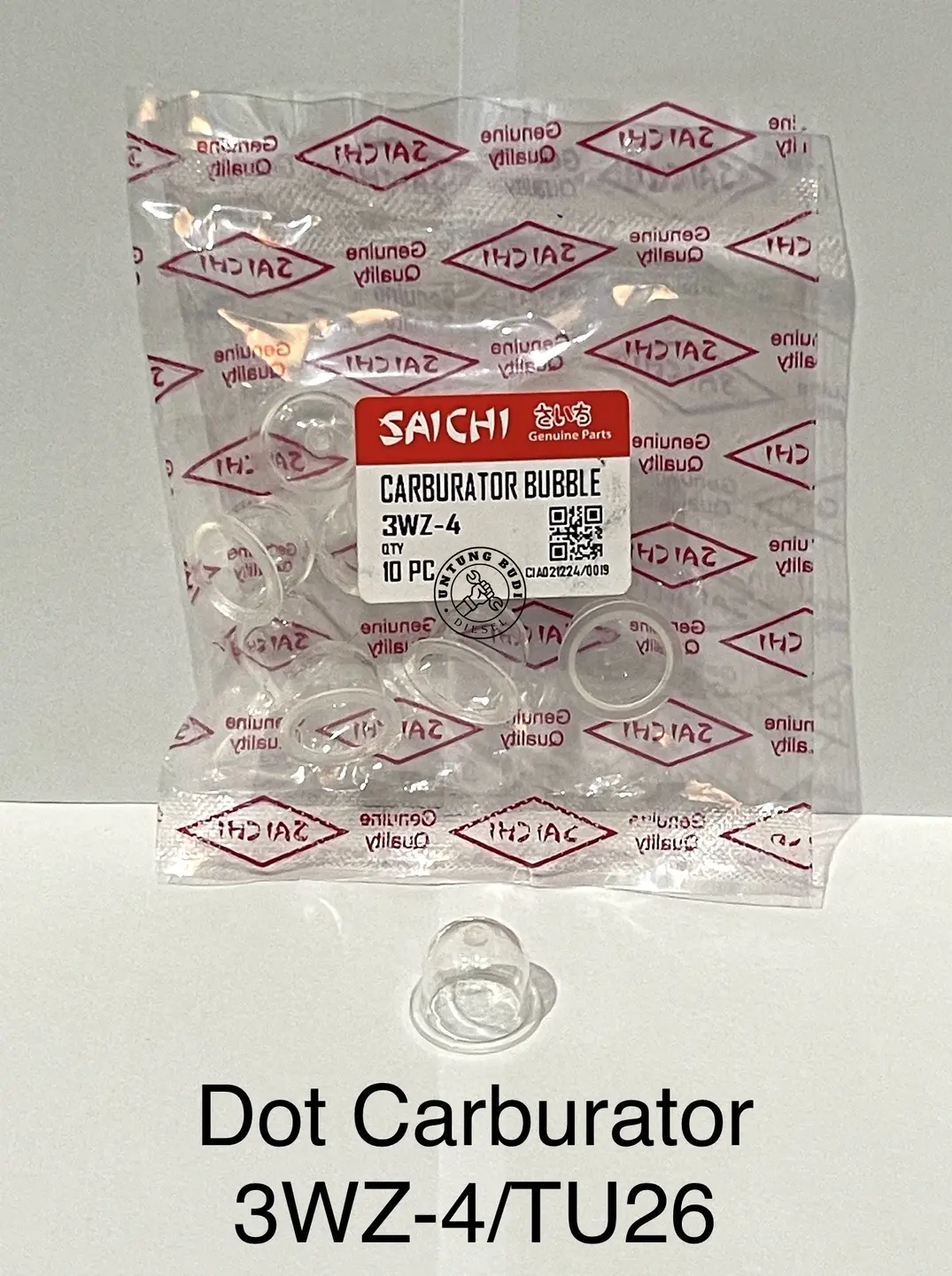 Bubble Carburator 3WZ-4 TU26 Saichi Dot Pompa Pentil Karet Pancingan Karburator Sprayer