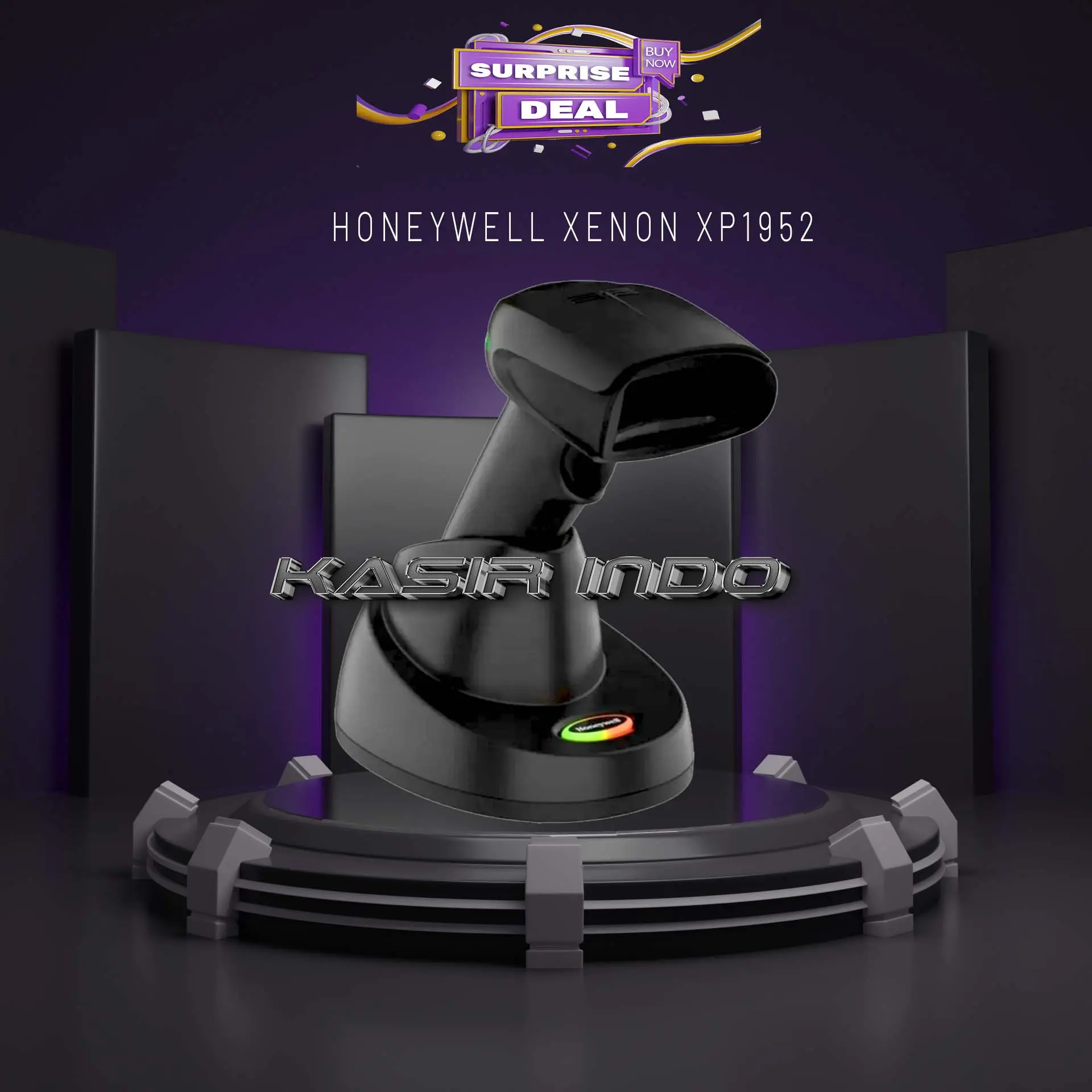 Honeywell 1952GSR Xenon XP  Wireless Barcode Scanner 1952 GSR USB / RS232 + Adaptor