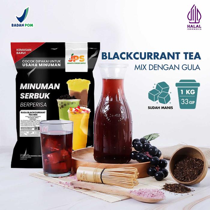 Gambar Bubuk Minuman Blackcurrant Tea Mix 1 Kg dari Jakarta Powder Supply Kota Tangerang Tokopedia