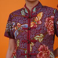 Gambar NONA RARA - Laura Encim CNY D0514, Baju kerja dress batik wanita modern - XS dari Nona Rara Batik Kota Administrasi Jakarta Timur 3 Tokopedia