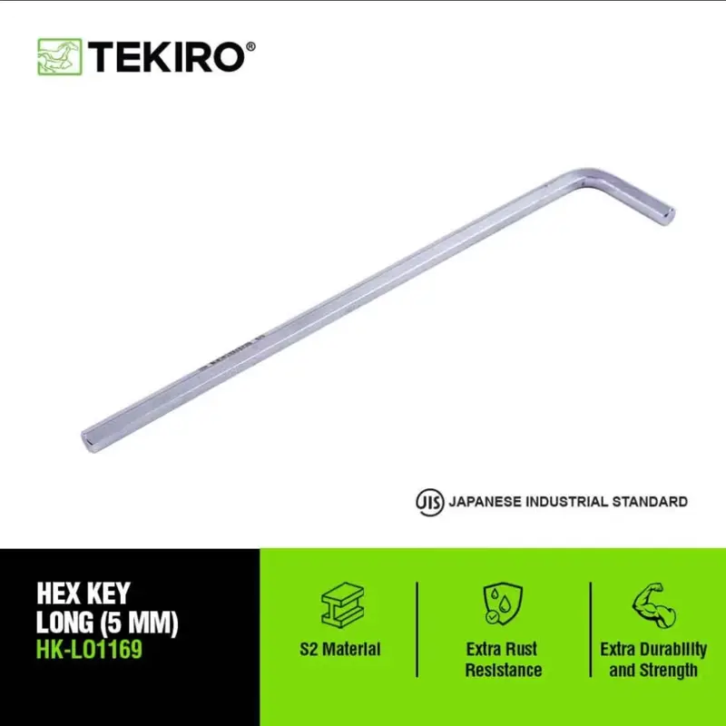 TEKIRO ECERAN Kunci L PANJANG 5MM Hex key long size 5MM ORIGINAL 0