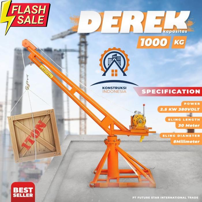 Jual KU DEREK LISTRIK / MINI CRANE 1 TON DEREK MINI - Jakarta Barat ...