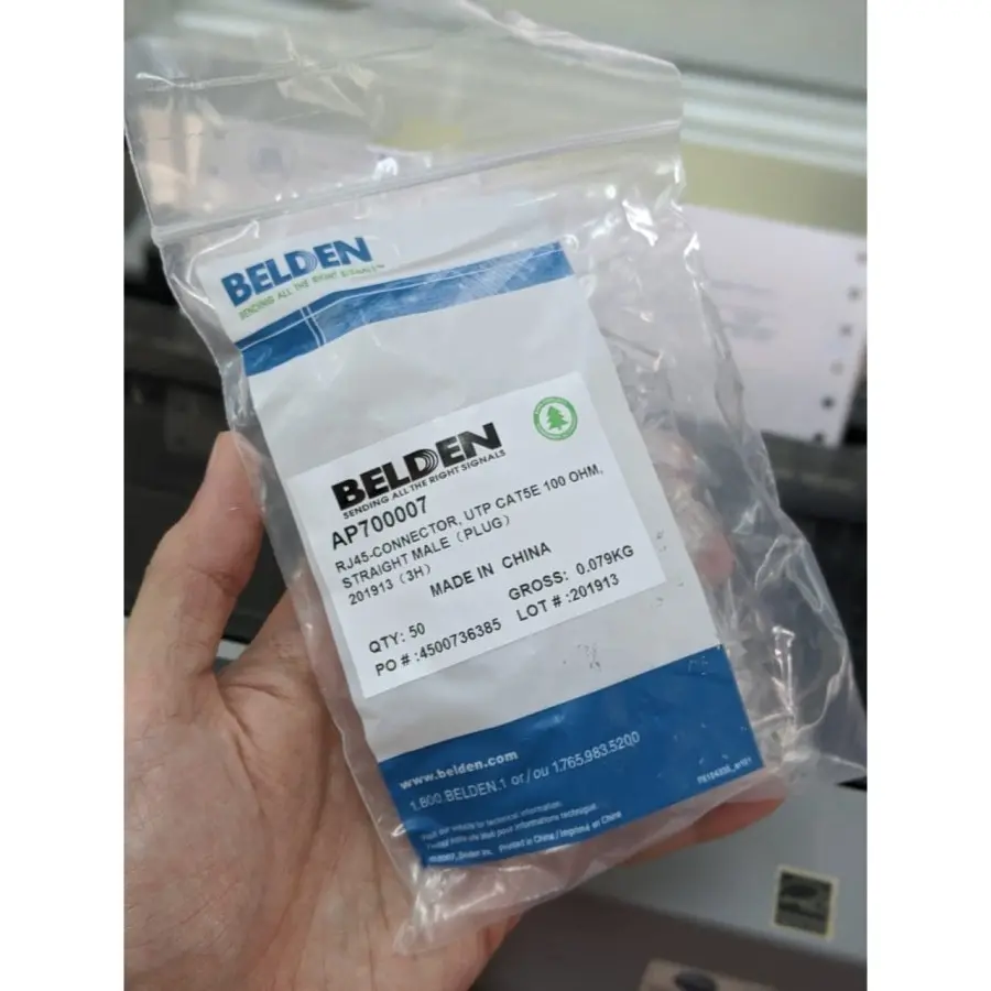 Konektor Connector LAN RJ45 Cat 5 Belden