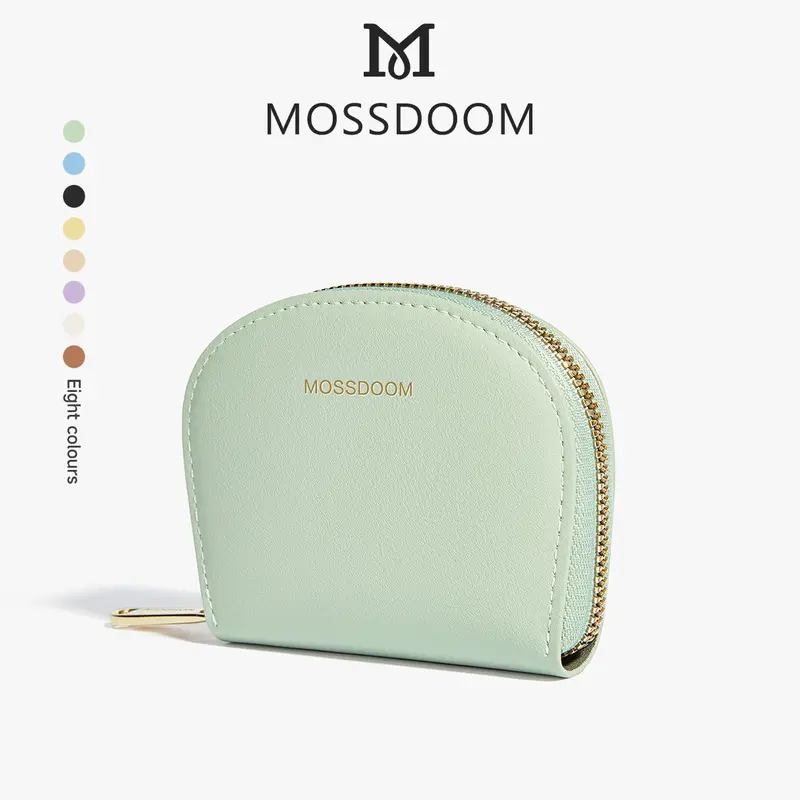 Terlaris MOSSDOOM Dompet Kartu Elfrea Card Holder Setengah Bulat Wallet Zip Wanita 0