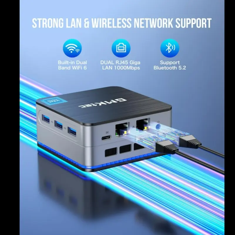Mini PC Intel Twin Lake N150 GMKTEC G2 PLUS 12GB RAM DDR5 256 SSD NVME DUAL LAN - Win 11 pro Garansi 1 tahun 5