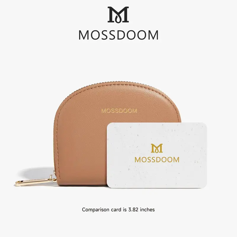 Terlaris MOSSDOOM Dompet Kartu Elfrea Card Holder Setengah Bulat Wallet Zip Wanita 5
