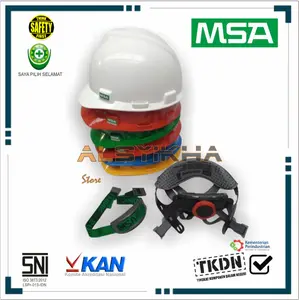 Helm Safety SNI MSA Lokal Plus Fastrack Helm Proyek Pelindung Kepala