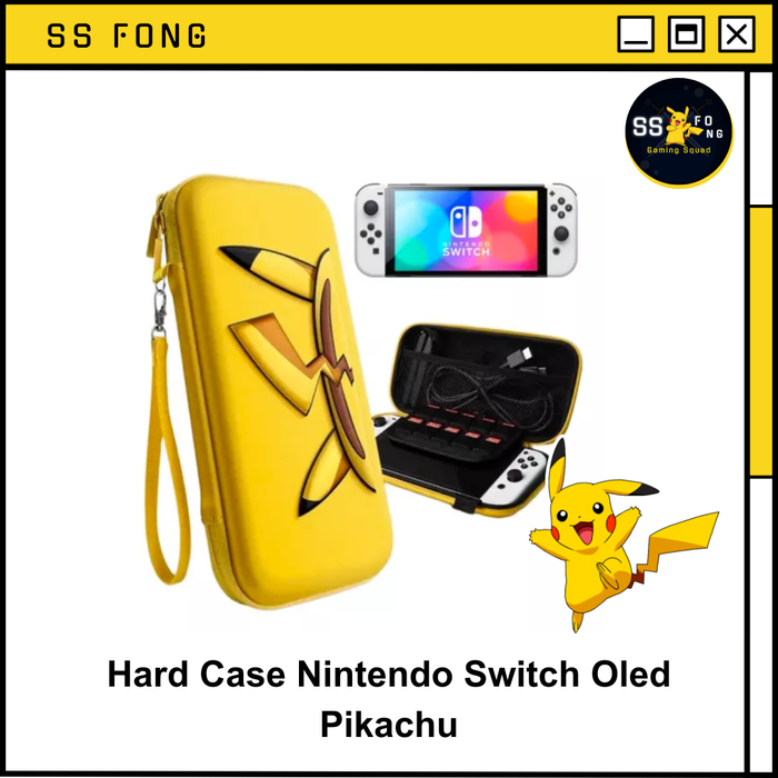 Gambar Pikachu Hard Pouch for Switch dari SS FONG GAMESTORE Kota Administrasi Jakarta Utara Tokopedia