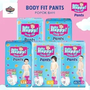 Baby Happy Pants Popok Bayi Celana S38+2 | M32 | 28 | XL26 | XXL24