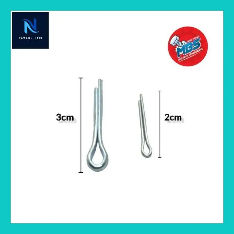 Nawa_ Clip Kancing Pen Penahan Mur Baut Tuas Rem Universal " 0