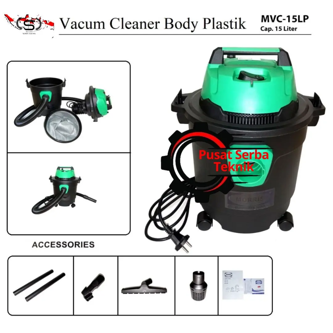 VACUM CLEANER SEDOT DEBU BASAH KERING / MORRIS 15LP