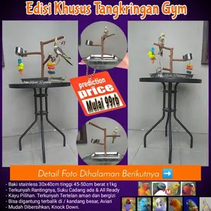 PROMO !! Parrot Burung Edisi Terbatas Seri 1 Tangkringan Sangkar Mainan