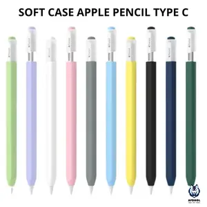 SOFT CASE FOR APPLE PENCIL USB C TIPE TYPE C GEN 3 SILICONE SILIKON CASING COVER TIP PEN CAP PELINDUNG PROTECTOR PROTECTIVE PROTECTION PROTEKSI APPLE PENCIL 3 GENERATION BATERAI CHARGER APPLE PENCIL 3 CASING COVER SARUNG APPLE PENCIL TYPE C 3 POUCH APEL