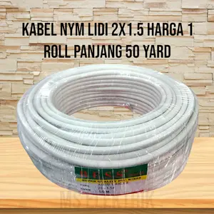 Kabel NYM Kawat 2x1.5 Harga 1 Roll 50 Yard