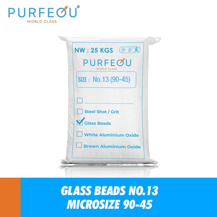 Gambar Pasir Vaporblasting Purfequ Glass Beads No. 13 Micronsize 90-45  (25Kg) dari Purfequ Official Kab. Tangerang Tokopedia