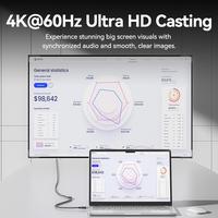 Gambar Vention Kabel Extension Cable USB 3.2 Gen2 Type C Male to C Female 5A 10Gbps 4K 60Hz Aluminum Alloy - TRF - black, 0.5m dari Vention By Andalan Kota Administrasi Jakarta Utara 5 Tokopedia
