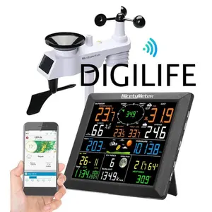 Wireless Weather Station Wifi APP Sunlight Dew Point Rain UV Nicety