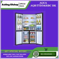 Gambar Kulkas Multi Door Aqua AQR-TTD546RBC BK 456L Black Metal PCM Door Aqua Inverter 49 Watt dari Ashley Olshop Official Store Kota Administrasi Jakarta Utara 2 Tokopedia