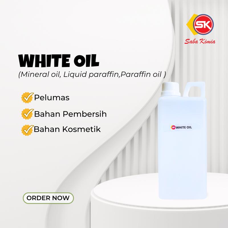 Parafin Oil / White Oil / Mineral Oil / Minyak Parafin 1 Liter 0