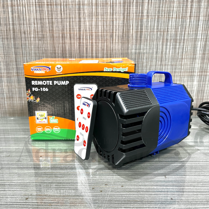 Gambar SAKKAI PRO FG-106 REMOTE PUMP SUBMERSIBLE POMPA CELUP RC CONTROL FILTER AQUARIUM KOLAM dari ADRAQUATIC Kota Bandung Tokopedia
