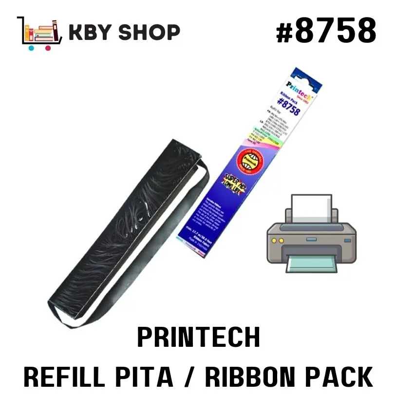 Pita Refill Ribbon # 8758 printech PRINTER LX 300 LX 800 LQ 310 LX310