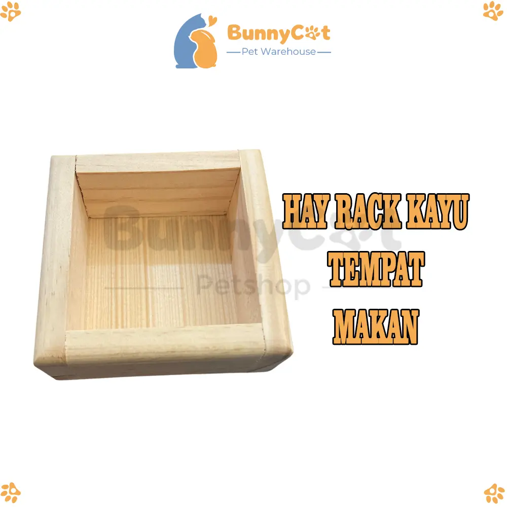 Tempat Makan Kayu Untuk Kelinci Tempat pelet kelcinci dll