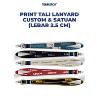 Gambar Cetak Lanyard Custom | 2.5 Cm | Tgm Merch - Tanpa Stopper, 1 - 10 pcs dari Tgm Merch Kota Bekasi 1 Tokopedia