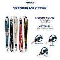 Gambar Cetak Lanyard Custom | 2.5 Cm | Tgm Merch - Tanpa Stopper, 1 - 10 pcs dari Tgm Merch Kota Bekasi 2 Tokopedia