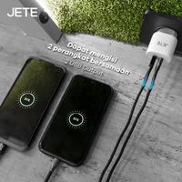 Gambar Batok Charger JETE Atomic 2 Dual USB Output 2.1A Free Kabel Charger - Hitam, Micro dari Doran Gadget Store Kota Administrasi Jakarta Pusat 4 Tokopedia