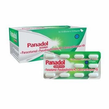 1 Box Panadol Hijau Flu Batuk