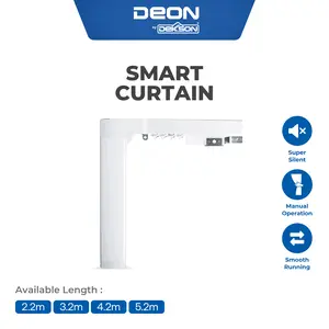 DEON Smart Curtain Tirai Gorden Pintar Otomatis Smart Curtain Wifi With Remote Control