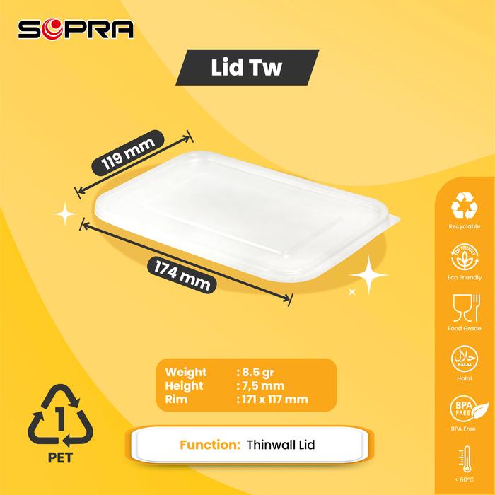 Gambar Tutup Thinwall Plastik PP SOPRA TW Series dari SOPRA Kota Tangerang Selatan Tokopedia