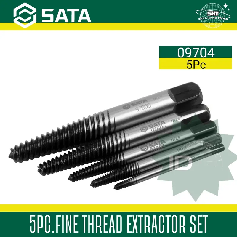 SATA Fine Screw Extractor Tap Balik Set 09704 2