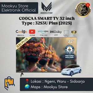 LED Smart TV COOCAA 32 inch 32S3U | Digital TV (DVBT2) USB Movie
