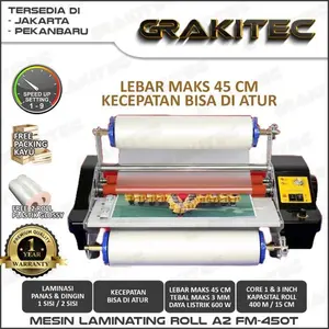 Mesin Laminasi Roll / Mesin Laminating Roll A3 A2 GRAKITEC