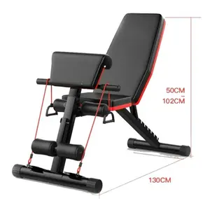 Tercepat Kursi Gym Fitness Adjustable Press Sit up Bench Dumbell Stool Speeds Terviral