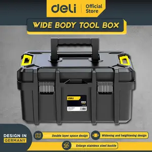 Deli Tools Kotak Penyimpanan Perkakas Tool Box 17 inch DL432522A