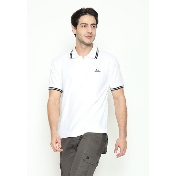 Gambar HEMMEH Polo Wangki White Polos - S dari HEMMEH.ID Kota Bandung Tokopedia