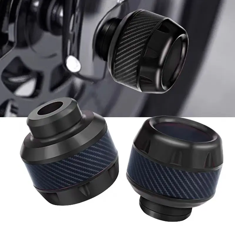 Jalu As Roda CARBON Aluminium CNC Universal sepasang 2pcs M-Y