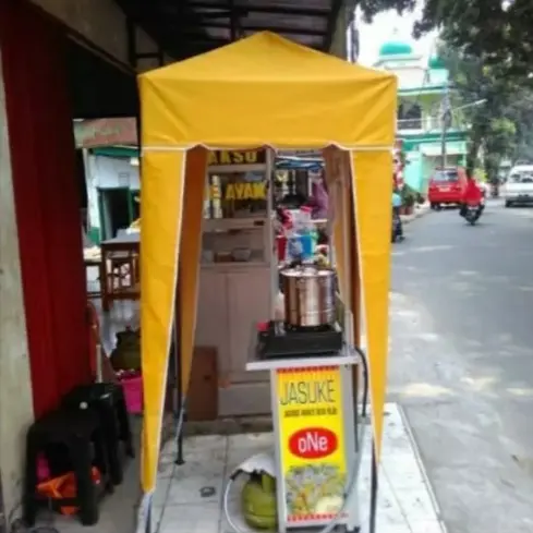 tenda bongkar pasang Tenda bazar pilih sesuai kebutuhan 1x1 1.5x1.5 2x2 2x3 semua full set tinggal rakit 3