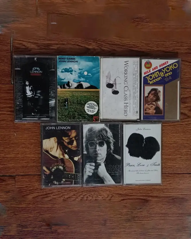Kaset John Lennon Koleksi Pribadi
