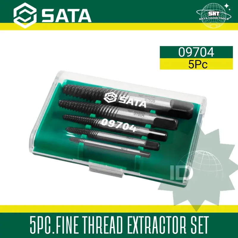 SATA Fine Screw Extractor Tap Balik Set 09704 3