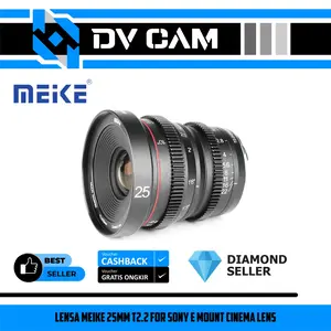 Lensa Meike 25MM T2.2 For Sony E Mount Cinema Lens